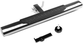 img 4 attached to 🚗 DNA MOTORING HITST-2-4O-111-SS-T2 Class III 4" Oval Hitch Step, Silver - Sturdy Hitch Accessory for Effortless Vehicle Access and Protection