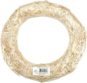 img 1 attached to FloraCraft Straw Wreath 18 Inch Natural