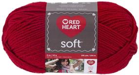 img 3 attached to ❤️ Introducing RED HEART Soft Yarn: Vibrant and Alluring Really Red Color