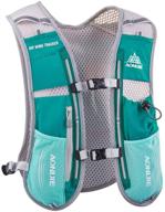 aonijie hydration vest pack backpack: optimal 5l marathoner running race hydration solution logo