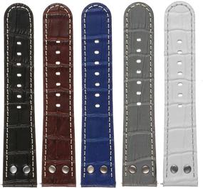 img 1 attached to DASSARI Release Embossed Leather Buckle