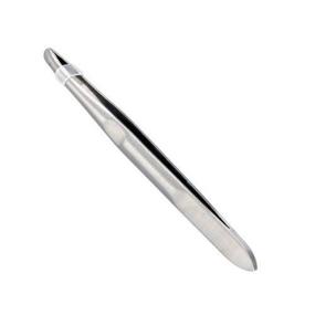 img 1 attached to 💎 Yimart Silver Stainless Steel Round Tip Eyebrow Hair Tweezer: The Ultimate Makeup Cosmetic Tool