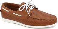 jetrano seaplane smooth cognac bottom men's shoes and loafers & slip-ons логотип