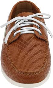 img 2 attached to Jetrano Seaplane Smooth Cognac Bottom Men's Shoes and Loafers & Slip-Ons