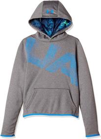 img 1 attached to High-Performance Under Armour Highlight Printed Charcoal Boys' Clothing: Unleash your True Potential