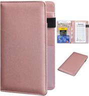 leather waitress server books - waiter wallet with zipped pocket for optimal organization logo