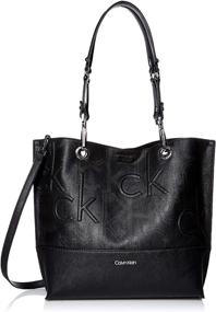 img 4 attached to 👜 Calvin Klein Signature Detachable Wristlet Women's Bags & Wallets