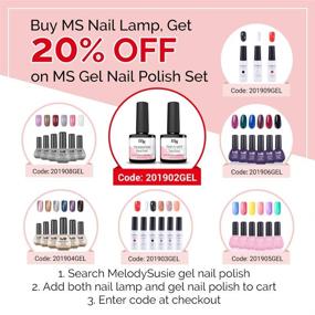 img 3 attached to 💅 МелодиСьюзи Eos Pro12W УФ/СВОИ Nail Лампа - Интеллектуальный Сушильщик для Ногтей, Вылечивает Верхние Гелиевые Лаки для Ногтей, в Белом цвете