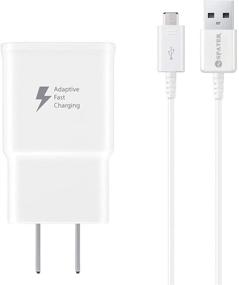 img 4 attached to 🔌 Adaptive Fast Charging Wall Charger Kit for Galaxy S7/Edge/S6/Note5/4/S3 - White