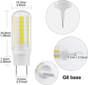 img 2 attached to 💡 DiCUNO Dimmable LED Equivalent Replacement for Under Cabinet Lighting