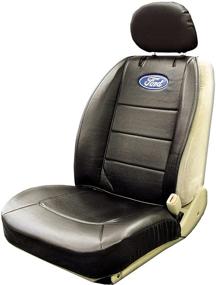 img 1 attached to Plasticolor 008584R01 Ford Black Sideless Seat Cover: Stylish Protection for Your Car Seats