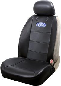 img 3 attached to Plasticolor 008584R01 Ford Black Sideless Seat Cover: Stylish Protection for Your Car Seats
