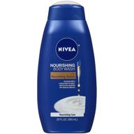 ⚡️ nivea nourishing care body wash: experience the power of nourishing serum in 20 fl oz logo