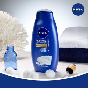 img 2 attached to ⚡️ NIVEA Nourishing Care Body Wash: Experience the Power of Nourishing Serum in 20 Fl Oz