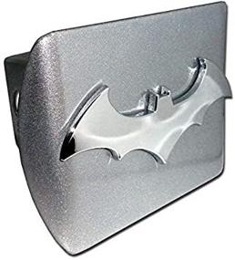 img 3 attached to Batman Bat Brushed Metal Hitch Cover