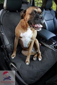 img 3 attached to 🐾 Parachute Products Front Seat Cover: Non-Slip, Scratch-Proof Protection for Bucket Seats from Dog and Cat Scratches - Machine Washable