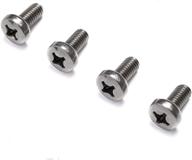 hpp stainless steel screws: audi compatible license plate fasteners logo