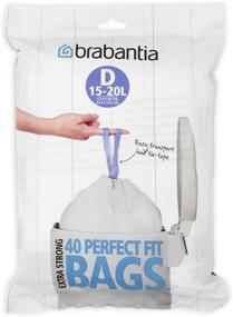 img 3 attached to 🗑️ Mekomy 362187 Trash Bags: Durable White Bags for 4-5.3 Gallon Bins