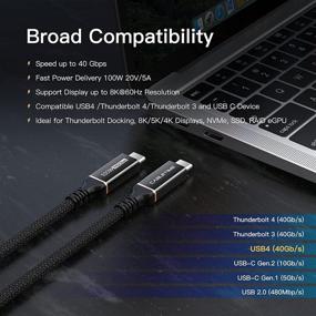 img 3 attached to Compatible Thunderbolt CABLETIME 40Gbps Video Computer Accessories & Peripherals