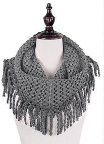 img 1 attached to Стили ILove Womens Winter Infinity Fringe