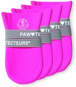 img 1 attached to 🐾 Paw Protectors by Pedigree Perfection International Inc. Water Resistant Boot, Extra Small, Pink