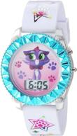 🕰️ charming disney girls quartz plastic casual wrist watches for girls logo