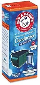 img 1 attached to 🗑️ Arm & Hammer 3320084116 Trash Can & Dumpster Deodorizer - Original Sprinkle Top Powder, 42.6oz