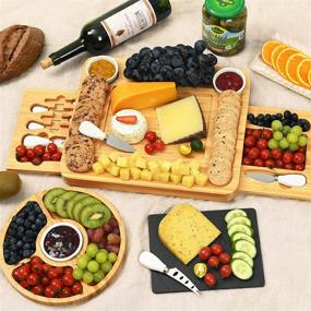 img 3 attached to 🎉 ROYAMY Charcuterie Platter for an Unforgettable Christmas, Anniversary, or Housewarming Celebration