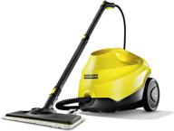 🔥 powerful and lightweight yellow karcher sc 3 easyfix steam cleaner - fast and efficient cleaning solution logo