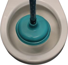 img 1 attached to 🚽 DINY Designer Print Blue Polka Dot Tall Toilet Plunger - Home & Style.