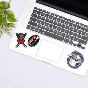 img 1 attached to 🎃 Spooky Sticker Set: The Nightmare Before Christmas Halloween Theme Pack of 50 Stickers for Laptops, Hydro Flasks, Skateboards, and More!