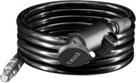 secure your gear with thule 538xt 6-feet one-key system cable lock logo