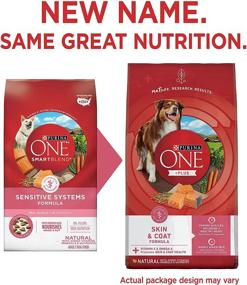 img 3 attached to Purina ONE SmartBlend Natural Adult Dry Dog Food for Sensitive Systems, Skin &amp; Coat