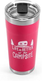 img 3 attached to 🏕️ Enhanced Campsite Tumbler by Camco 53061