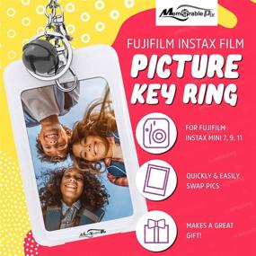 img 3 attached to 📸 Custom Instax Polaroid Mini Film Key Chain - Personalized Fujifilm Mini 9 Photo Key Ring