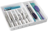 🗄 drawerfit expandable silverware drawer organizer - white логотип