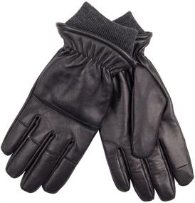 img 2 attached to Premium Exact Fit Genuine Leather Touchscreen Gloves for Ultimate Precision