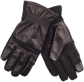 img 1 attached to Premium Exact Fit Genuine Leather Touchscreen Gloves for Ultimate Precision
