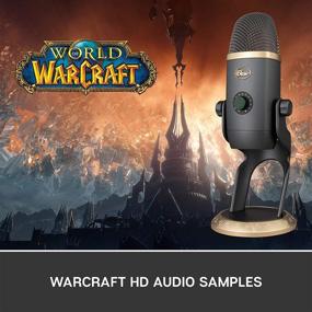 img 2 attached to 🎙️ Синий Йети X World of Warcraft Edition - Ultimate USB микрофон для подкастов, игр и стриминга. Ощутите эффекты Blue VO!CE с передовой вокальной модуляцией и иммерсивными предустановками персонажей Warcraft. Разблокируйте аудиосэмплы HD!