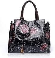 embossed leather crossbody shoulder women's handbags with wallets logo