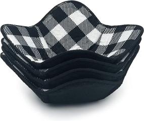 img 2 attached to Microwave Bowl Holders Huggers Black