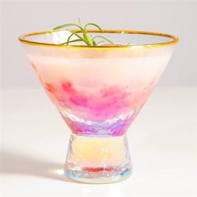 img 2 attached to Lysenn Iridescent Stemless Martini Glasses