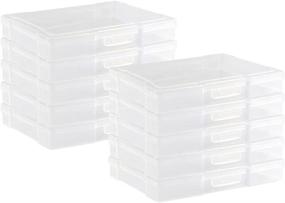 img 4 attached to 📷 Clear Photo Storage Boxes – 4x6 Inch - 10 Pack: Transparent Organizer Cases for Photos - Keepsake Picture Storage Containers - Ideal for Photo Organization