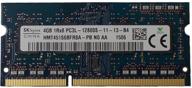 💻 high-performance 4gb ddr3 ram memory - pc3-12800, 1600mhz, sodimm 204 pin - ideal for laptops logo