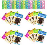 🎨 16 pack scratch notebooks for kids - rainbow scratch note combo art set, magic scratch painting & sketch art notes drawing notepads - includes drawing stencil and wooden stylus with each note - soumore logo