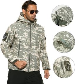 img 1 attached to YEVHEV Tactical Hunting Jackets Softshell Outdoor Recreation and Outdoor Clothing