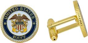 img 1 attached to United States Navy Cufflinks Formal