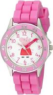 🐷 adorable peppa pig kids' ppg9000 pink watch with analog display - japanese quartz movement logo