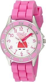 img 4 attached to 🐷 Adorable Peppa Pig Kids' PPG9000 Pink Watch with Analog Display - Japanese Quartz Movement