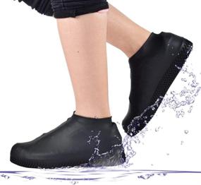 img 3 attached to 👞 ZOEAST(TM) Waterproof Silicone Shoe Covers - Reusable Non-Slip Shoes Overshoe for Indoor, Rain, Snow, and Grassland - Men, Women, and Children